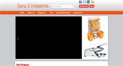 Desktop Screenshot of gurujiindustries.com